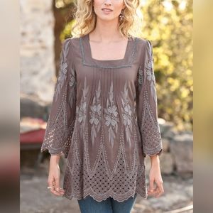 SUNDANCE Embroidered Julianna Tunic PXS